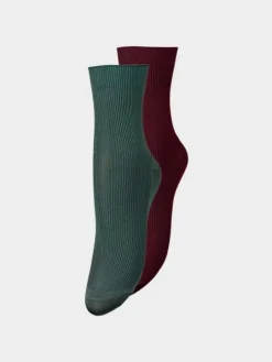 Basic Sokker|BeckSöndergaard Alma Solid Sock 2 Pack