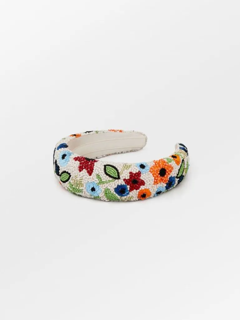 Hårbøyler|BeckSöndergaard Anemona Wide Beaded Hairbrace