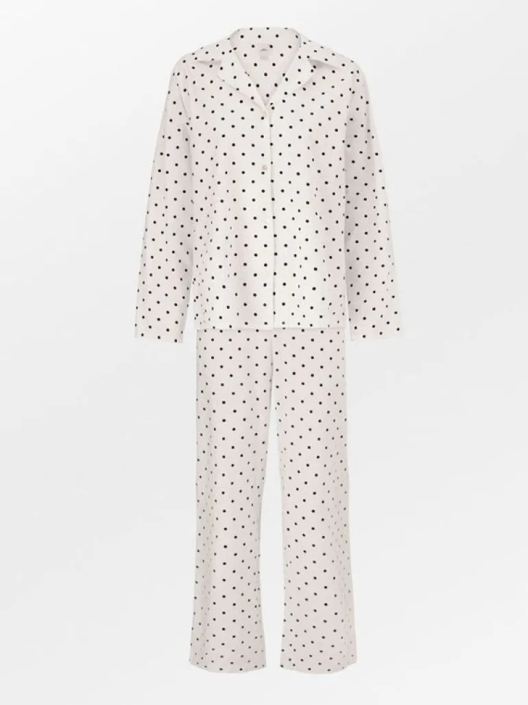 Pyjamaser|BeckSöndergaard Dot Pyjamas Set - Black