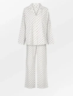 Pyjamaser|BeckSöndergaard Dot Pyjamas Set - Caramel Brown