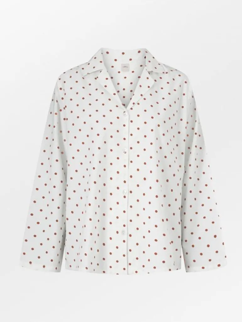Pyjamaser|BeckSöndergaard Dot Pyjamas Set - Caramel Brown