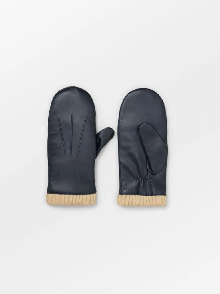 Hansker Og Votter|BeckSöndergaard Edith Leather Mitten