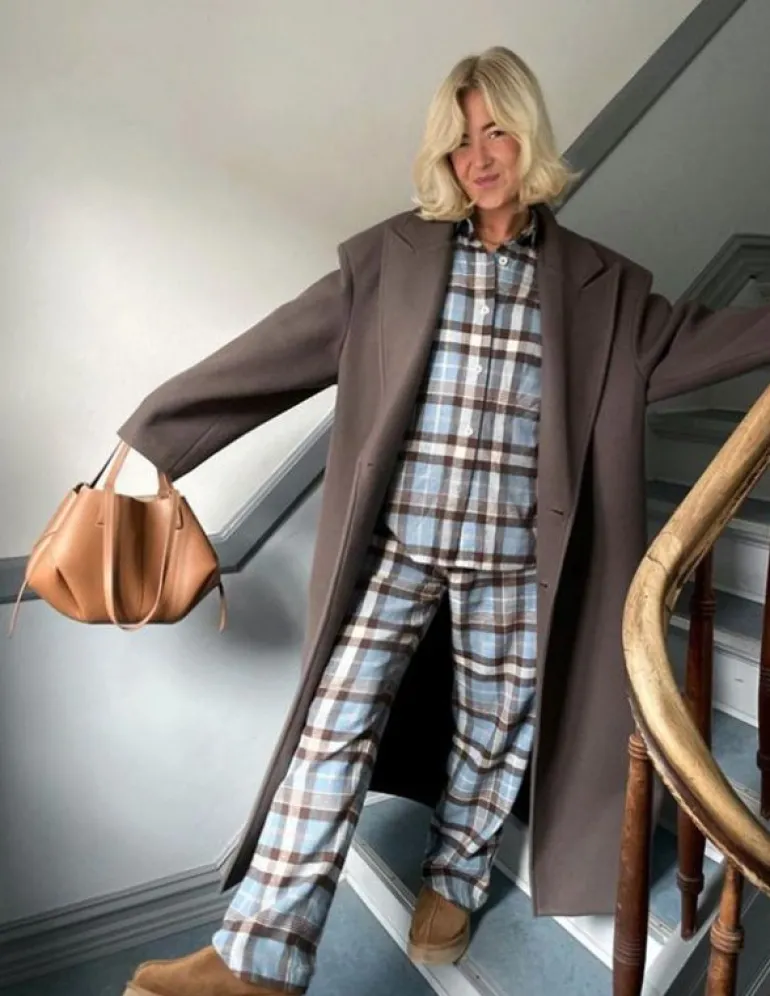 Pyjamaser|BeckSöndergaard Flannel Lounge Set