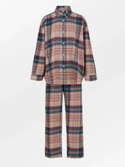 Pyjamaser|BeckSöndergaard Flannel Pyjamas Set - Multi Color