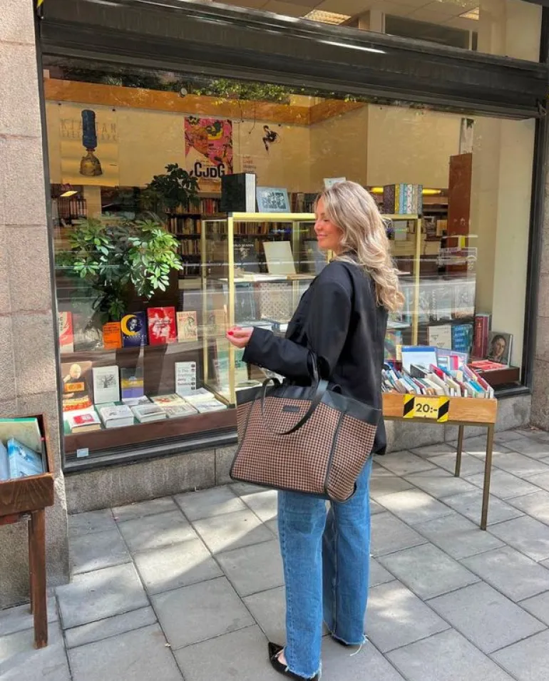 Shopper|BeckSöndergaard Gingham Lily Bag
