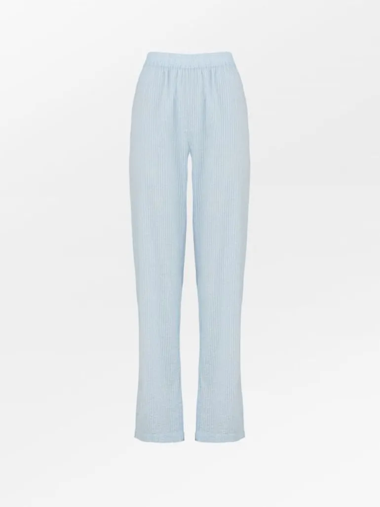 Pyjamaser|BeckSöndergaard Seersucker Pyjamas Set - Blue