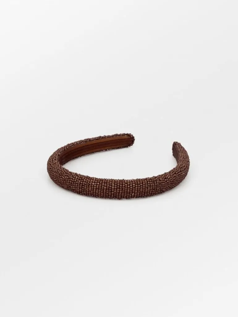 Hårbøyler|BeckSöndergaard Solid Slim Beaded Hairbrace