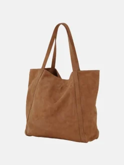 Lærvesker|BeckSöndergaard Suede Eden Bag - Brown