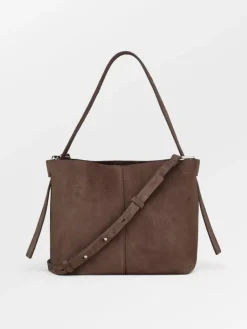Crossbody Vesker|BeckSöndergaard Suede Fraya Small Bag - Brown