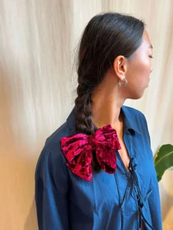 Hårtilbehør|BeckSöndergaard Velour Big Bow
